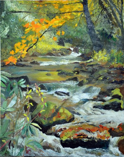Fall Colored Stream
